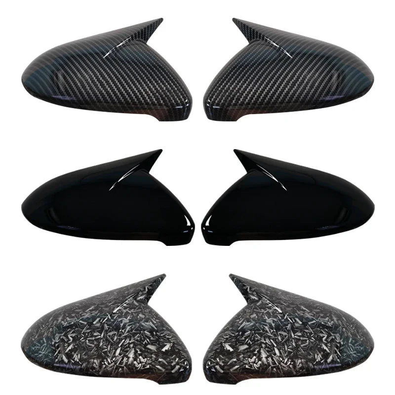 2PCS Side Rearview Mirror Cover Caps for VW Golf MK7 MK7.5 GTI R GTE 2014–2019