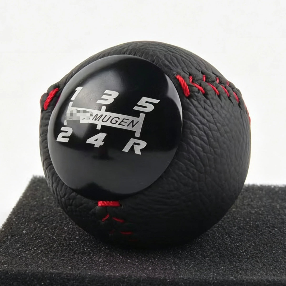 Universal Racing Round Ball 5 6 Speed Gear Shift Knob 3 Adapters Manual Car