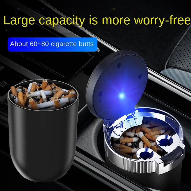 Portable LED Car Ashtray Smoke Cigarette Holder Cup with Light