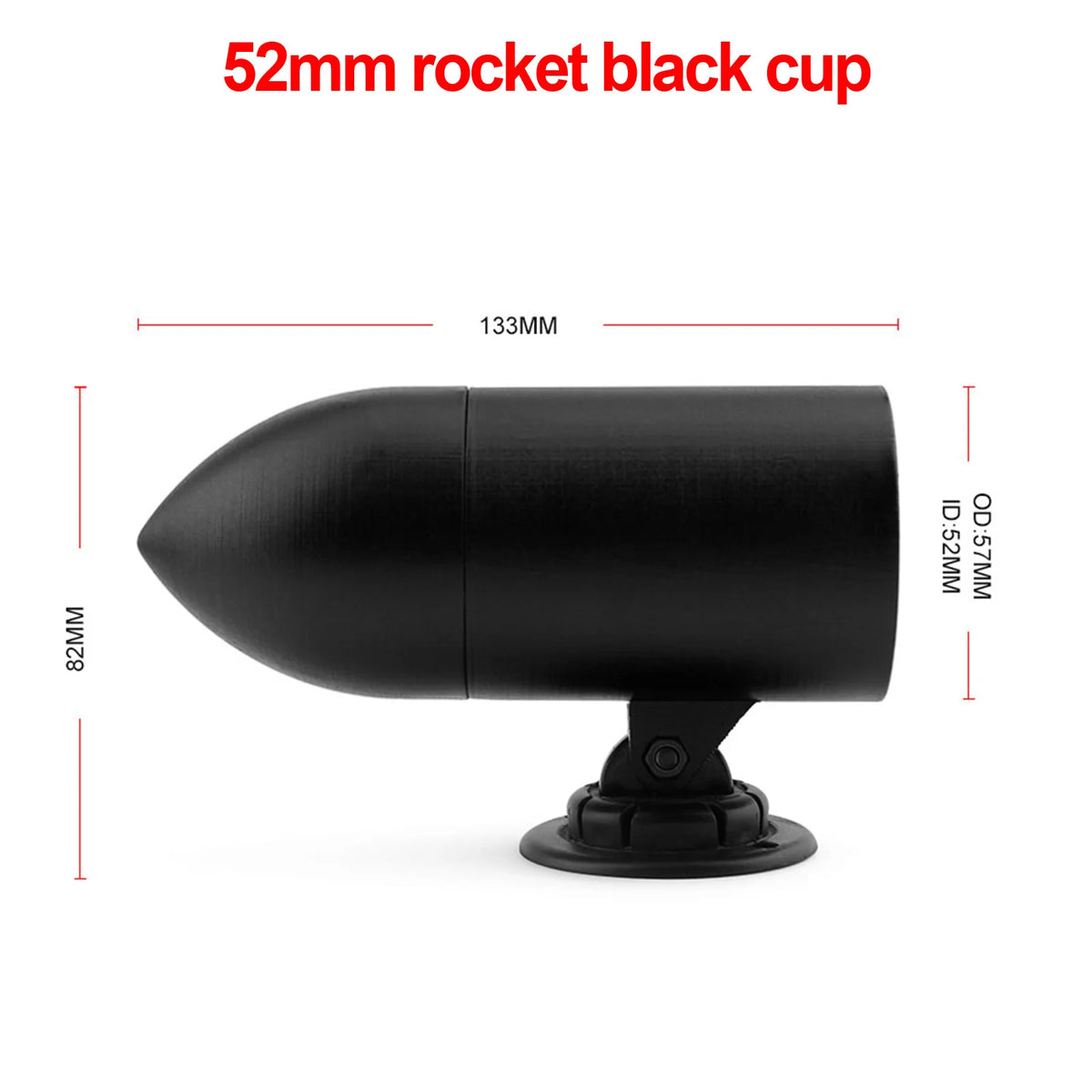 52mm Car Gauge Pod Holder Single Double Triple Mount Left Right Drive Black