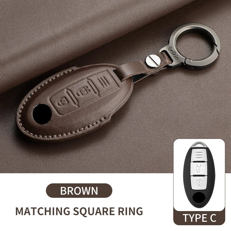 Smart Key Case Cover for Nissan Rogue X-Trail T31/T32 Qashqai J10/J11 Kicks