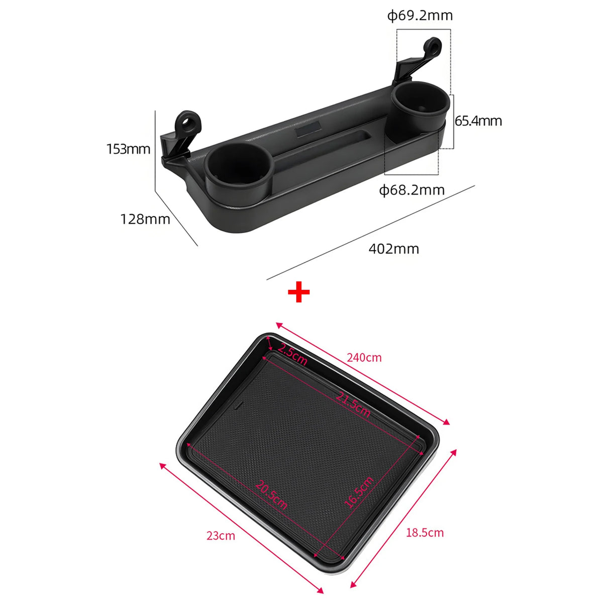 Co-Pilot Handle Storage Box Organizer Tray Suzuki Jimny JB64 JB74 2019+