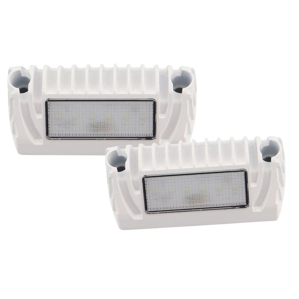 12V/24V LED RV Exterior Porch Light 6500K Waterproof Awning & Camping Work Light