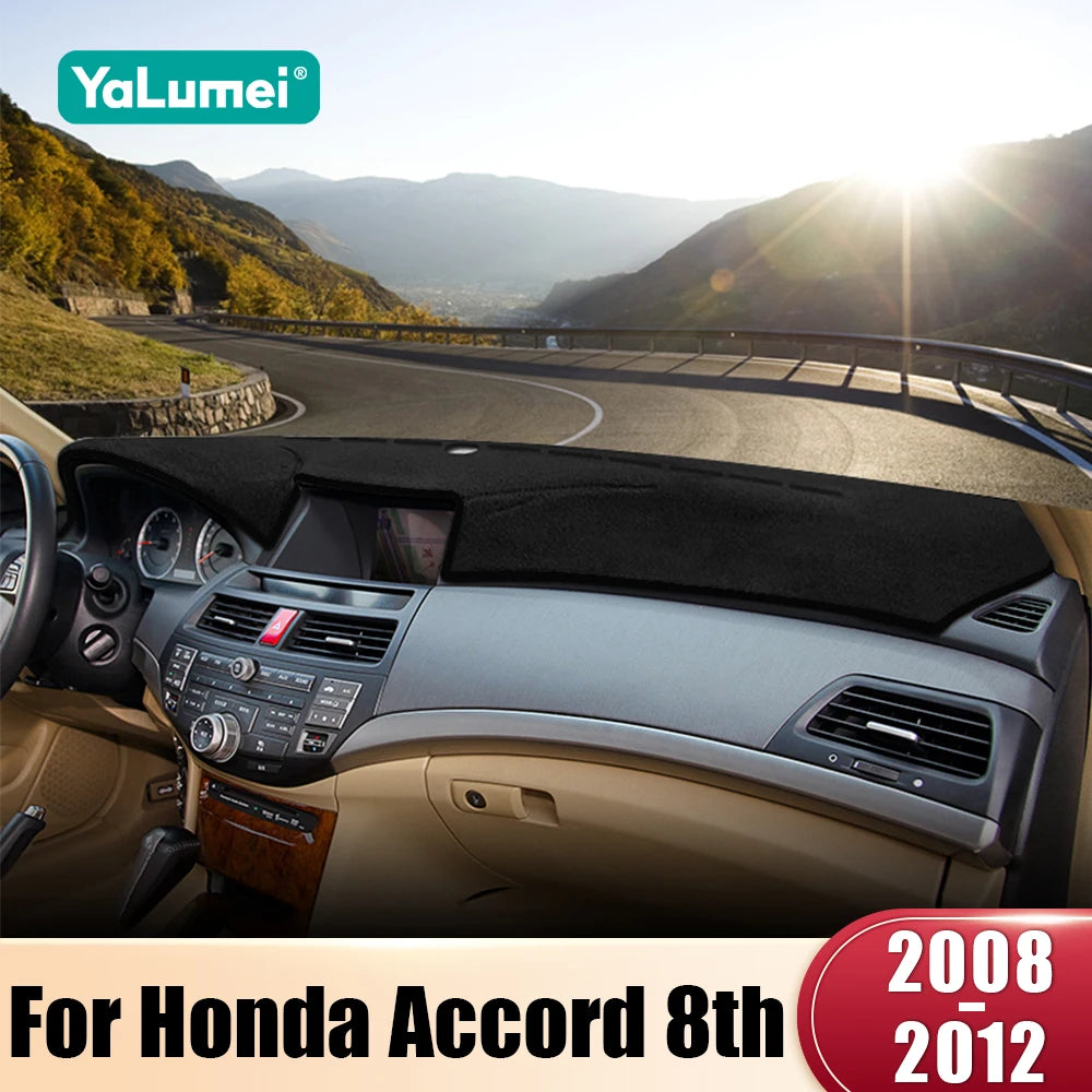 Dashboard Sun Shade Cover Dash Mat for Honda Accord 8th Gen 2008–2012