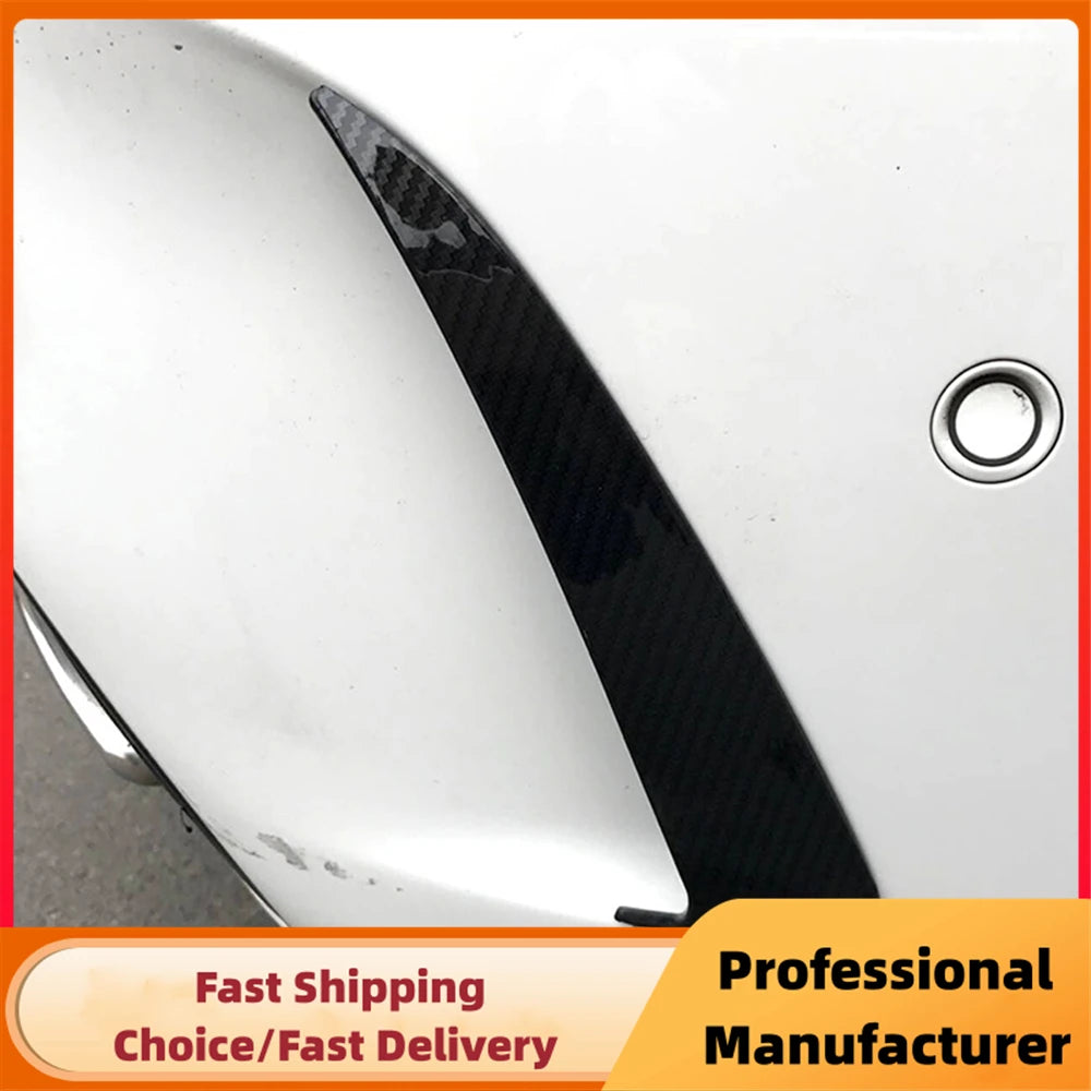 Rear Bumper Side Canard Air Vent Trim for Mercedes-Benz C-Class 2010–2018
