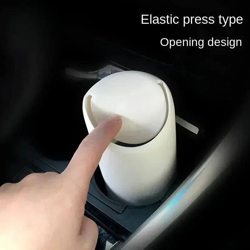 Silicone Car Trash Can Dust Case Holder Rubberized Interior Waste Bin