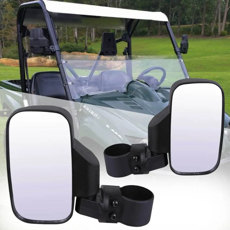 UTV Rearview Side Mirrors for Polaris Ranger, General, Can-Am Defender & Maverick
