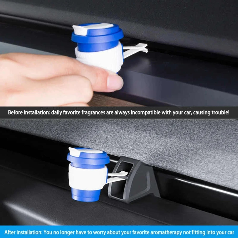 Air Outlet Vent Aromatherapy Clip for Tesla Model Y Juniper 2025 & Model 3 2024-2025
