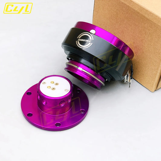 JDM Ding Sound Quick Release Steering Wheel Boss Kit Hub Adapter Universal Car