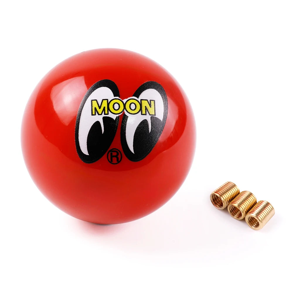 MOONEYES Style Round Ball Gear Shift Knob Universal Manual Car Shifter Lever Head