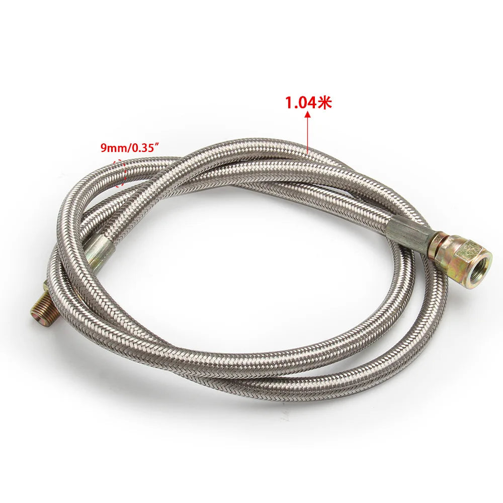 36 Inch Turbo Oil Feed Line Kit Fittings for T3 T4 T25 T28 Turbocharger
