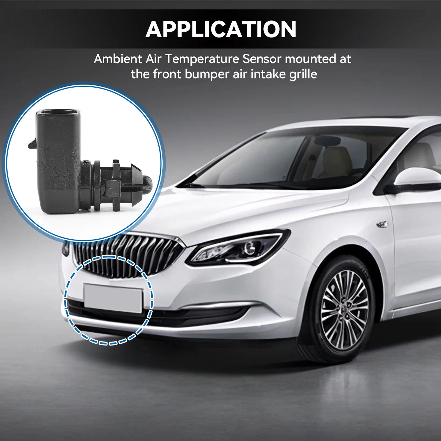 Outside Ambient Air Temperature Sensor for Chevrolet, Buick, Cadillac, Opel & Vauxhall