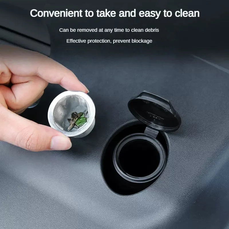 Wiper Water Filter Net for Tesla Model Y Juniper 2025 Model 3 Highland 2024 Hood Tank