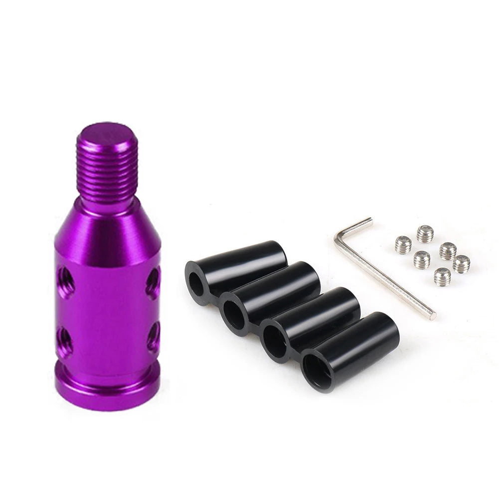 Aluminum Gear Shift Knob Adapter M12x1.25 BMW Mini M10x1.5 Honda Manual