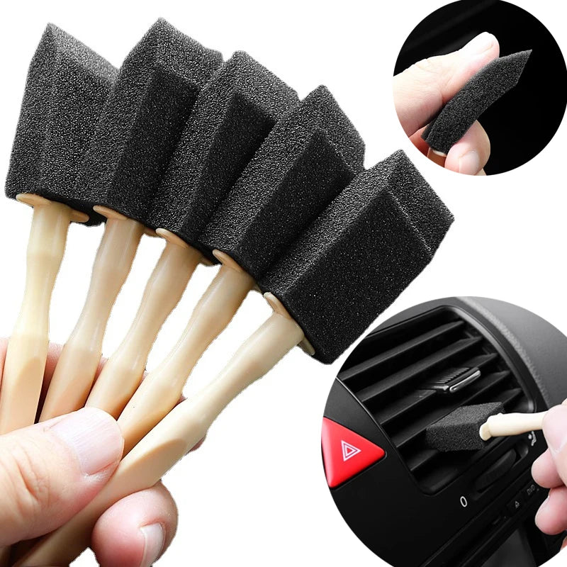Car AC Vent Cleaning Brush Detailing Dust Removal Air Conditioner Duster