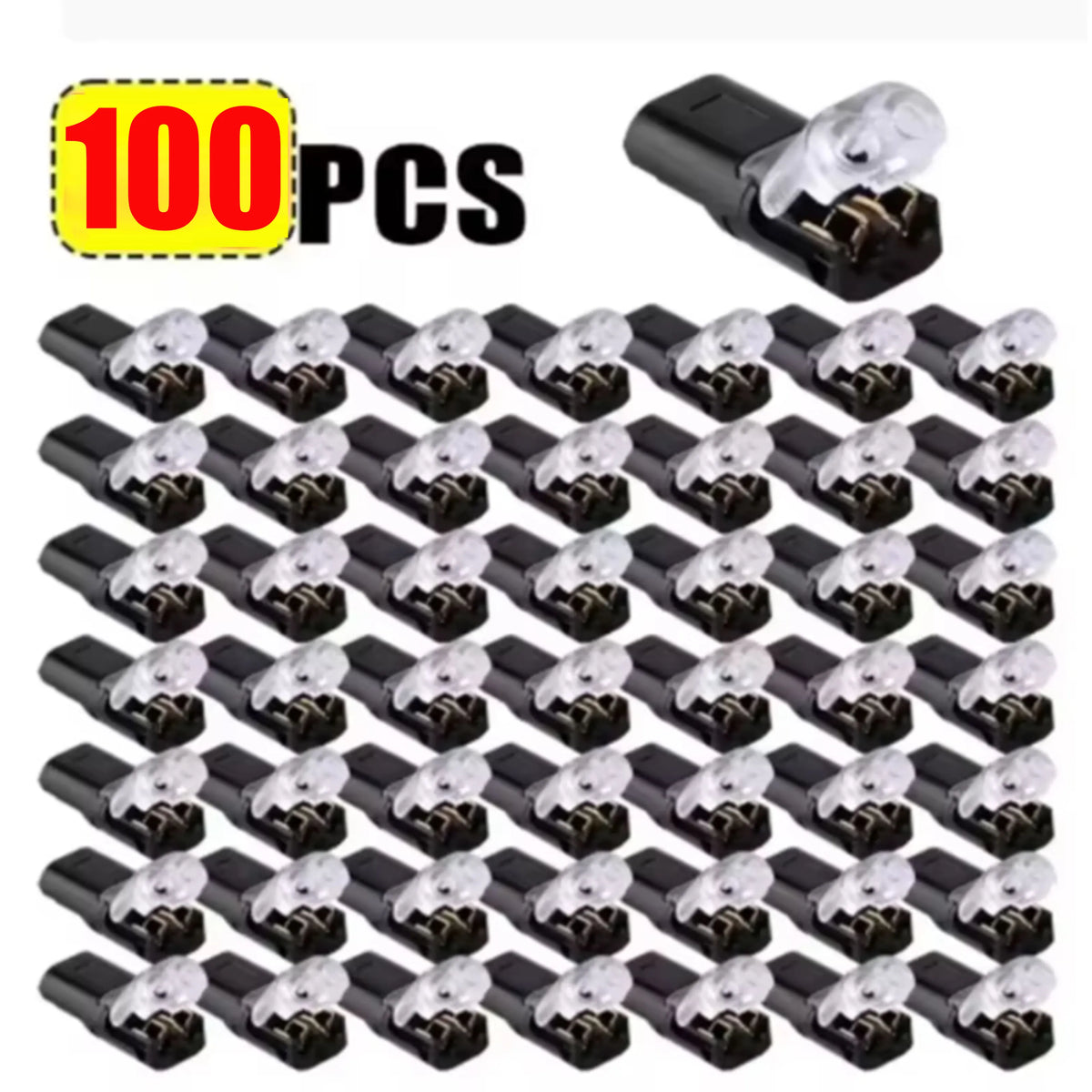 D2 Waterproof 2 Pin Wire Connector 10-100pcs Car Electrical Cable Plug Terminal