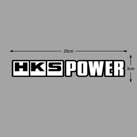 1PC Reflective HKS Power Sticker Waterproof Vinyl Decal Car Motorcycle Bumper