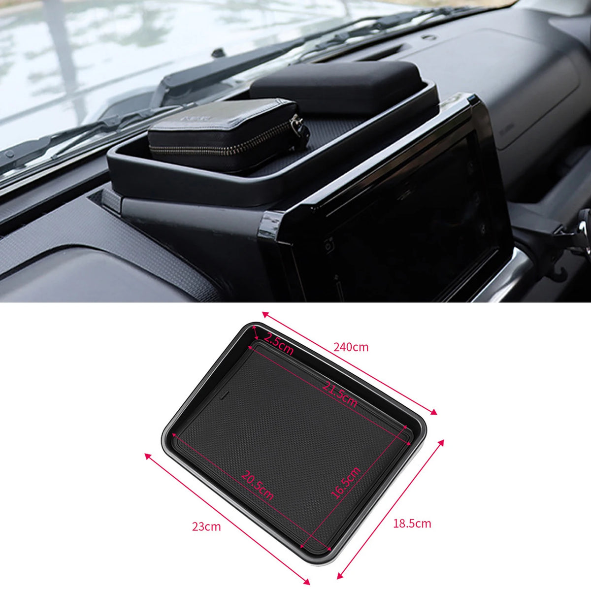 Co-Pilot Handle Storage Box Organizer Tray Suzuki Jimny JB64 JB74 2019+