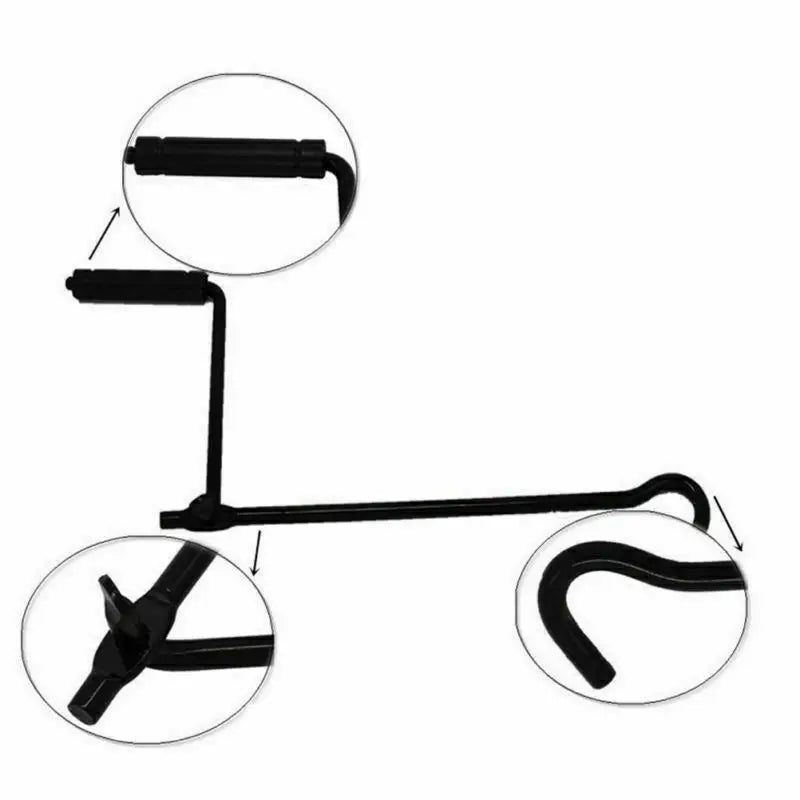 10×21cm Foldable Scissor Jack Rocker Handle Universal Car Jack Crank Replacement
