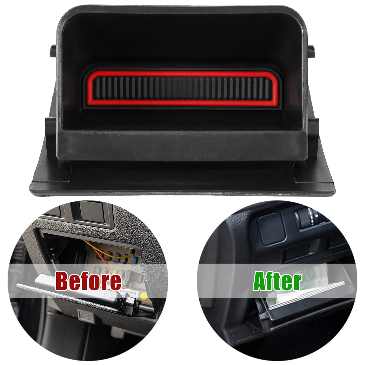 Car Fuse Storage Tray Holder Box for Subaru Outback Forester Legacy Impreza XV