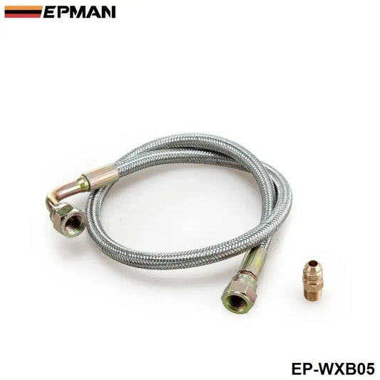 EPMAN 24" Turbo Oil Feed Return Drain Line Kit T3 T4 90 Degree EP-WXB05