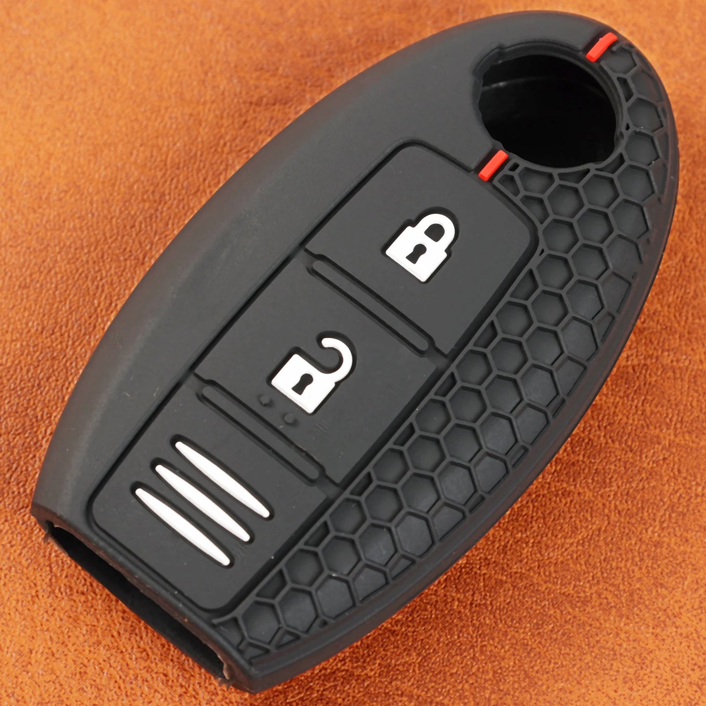 3-Button Silicone Remote Key Fob Cover for Nissan Qashqai, Juke, Leaf, Micra, Note