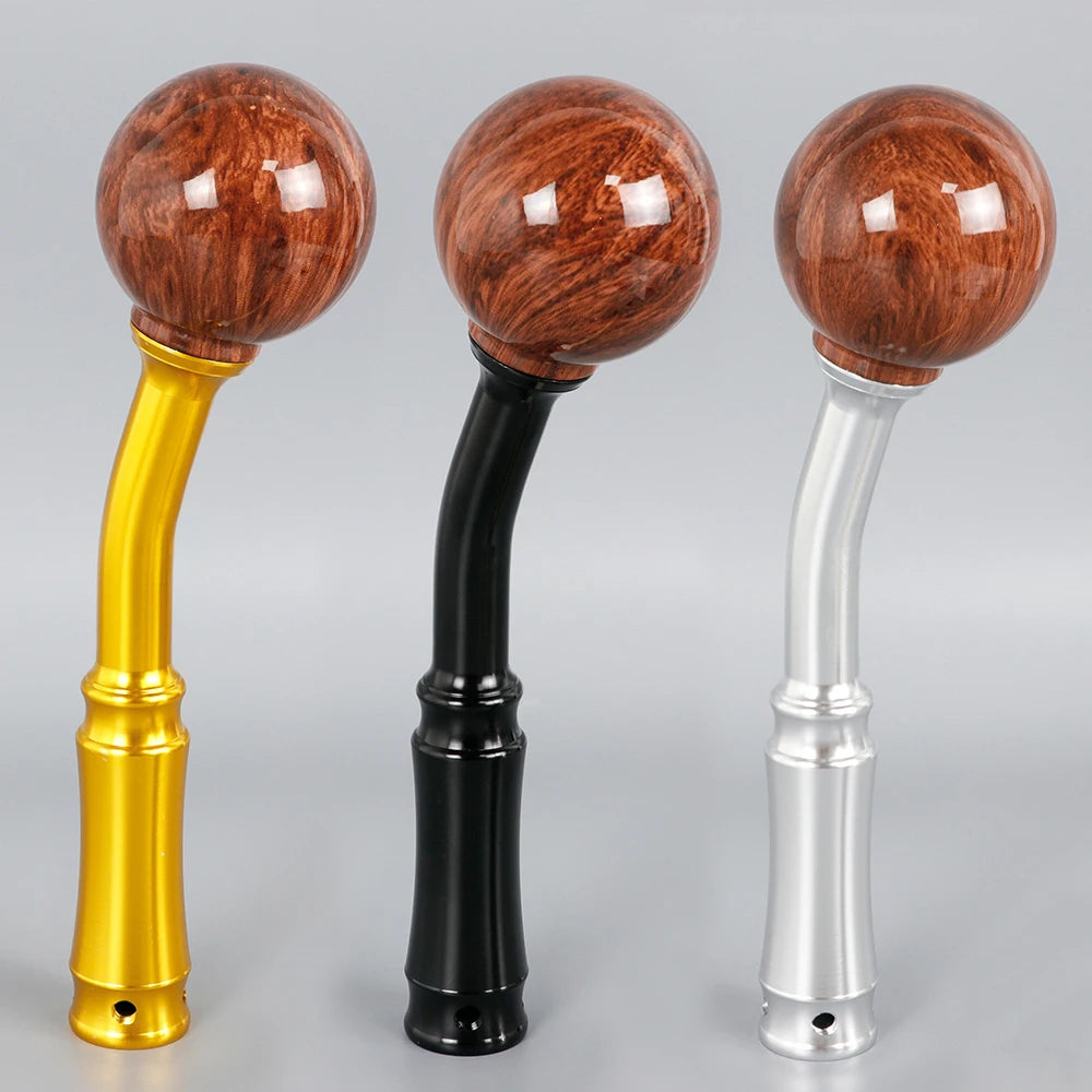 Peach Wood Look Gear Shift Knob Extender Manual Shifter Lever Extension Universal