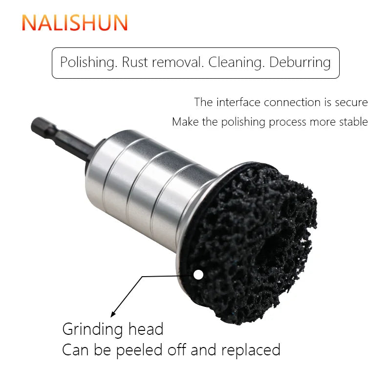 Wheel Hub Rust Removal Brush Brake Hub Stud Cleaning Tool Kit