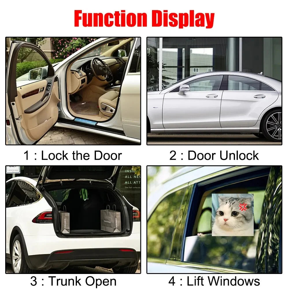 Car Remote Central Door Lock Keyless Entry Control Kit Alarm System Remote