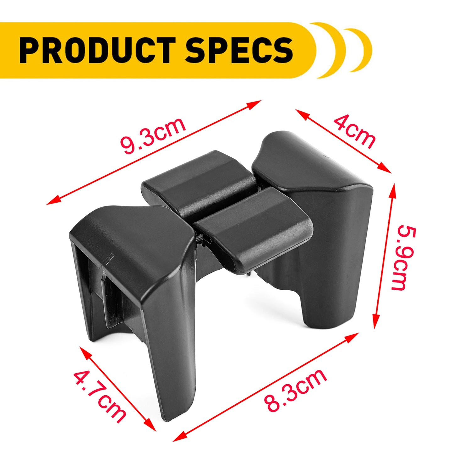 Center Console Cup Holder Insert Divider Kit for Toyota Highlander 2002–2007