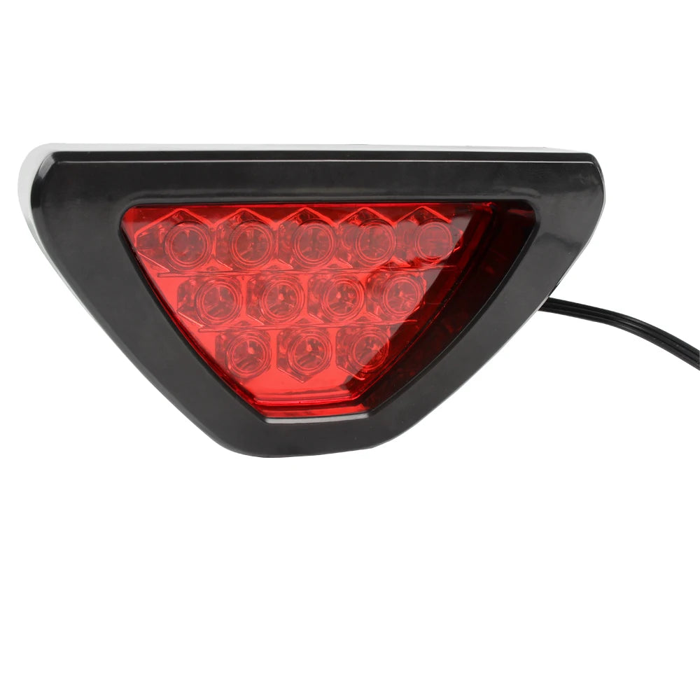 Universal LED Triangle Tail Light Red Brake, Tail & Rear Fog Lamp