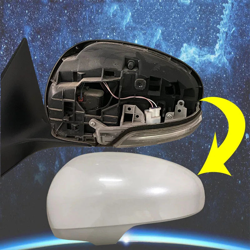 Rearview Mirror Cover with Turn Signal for Toyota Prius Alpha ZVW41 2010–2016