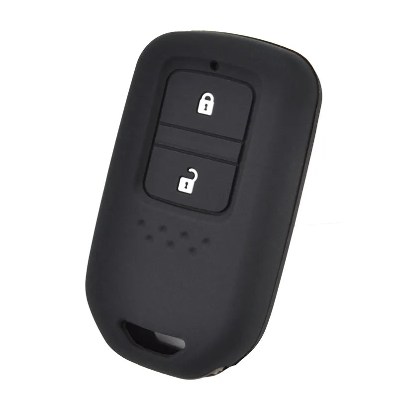 2-Button Silicone Remote Key Fob Cover for Honda HR-V Vezel Fit Jazz City 2015–2018