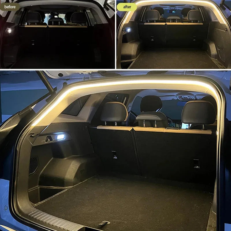 Car Trunk LED Light Strip Automatic Sensor Tailgate Ambient Interior Lamp