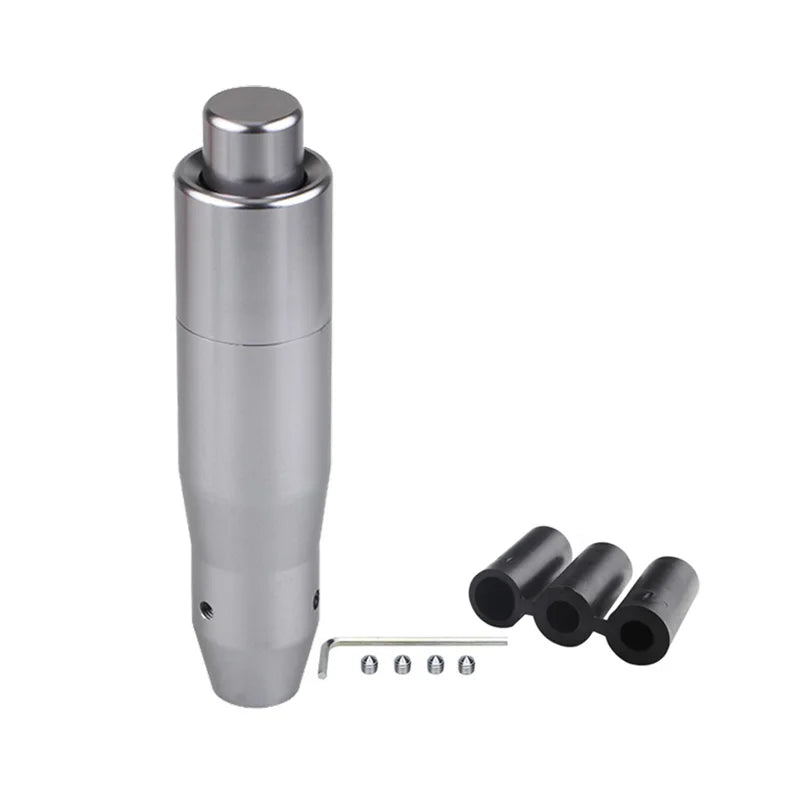 Universal Metal Automatic Gear Shift Knob with Push Button Shifter