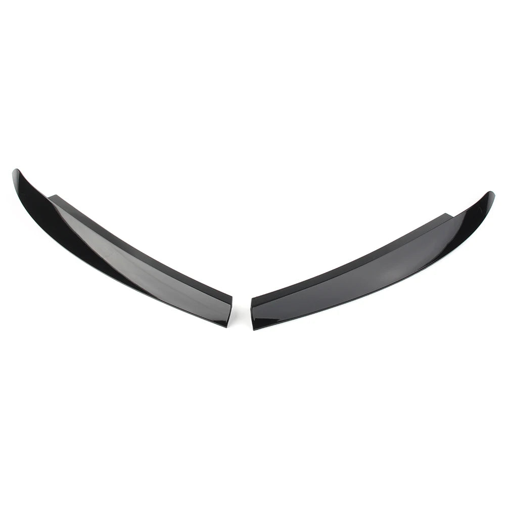 Gloss Black Headlight Eyebrow Eyelid Cover Trim for VW Scirocco 2009–2017