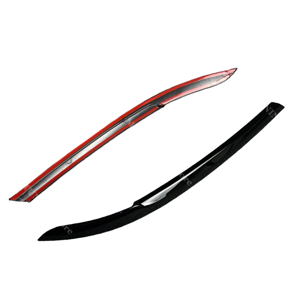 Front Bumper Grille Fog Light Black Trim For VW Tiguan MK2 R-Line 2017-2021