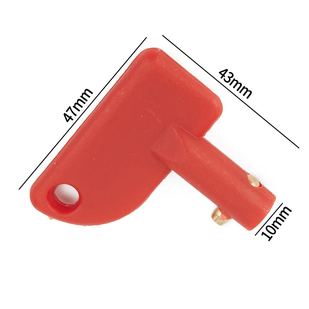 2Pcs Spare Keys for Battery Isolator Switch Power Kill Cut Off Switch