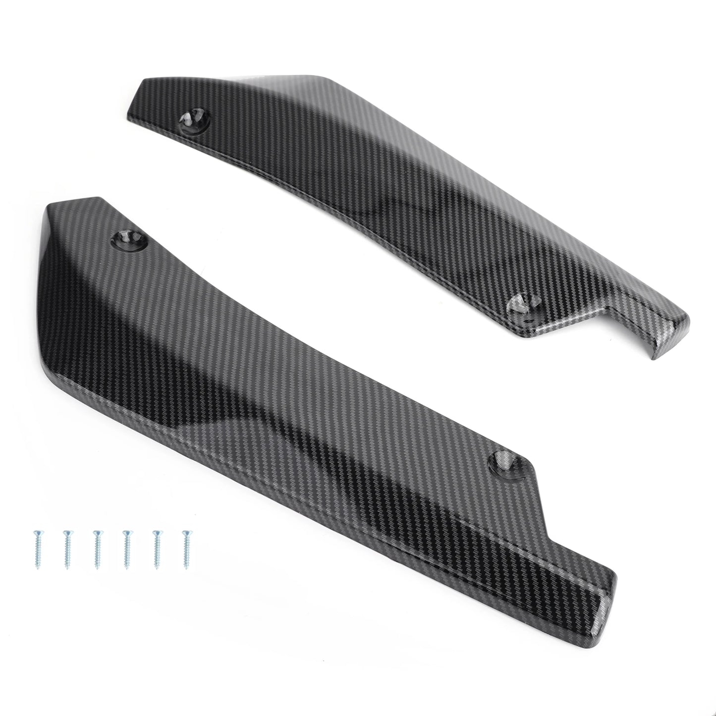 Rear Bumper Splitter Diffuser Canard Side Skirt Lip Protector for Subaru Impreza WRX