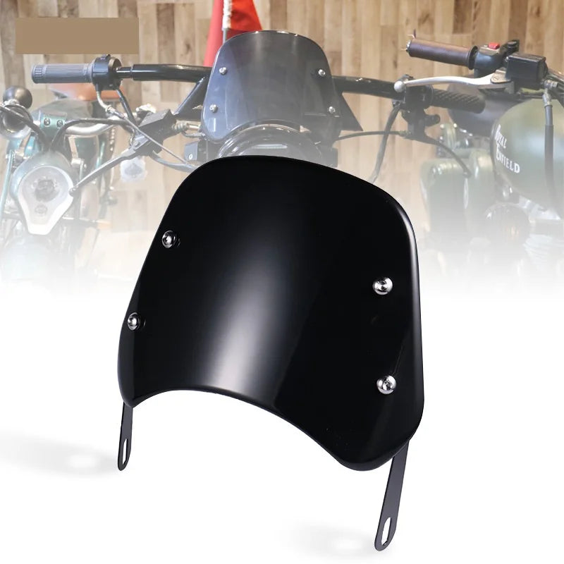 Universal Motorcycle Windshield Front Fairing Screen for Harley Honda Yamaha