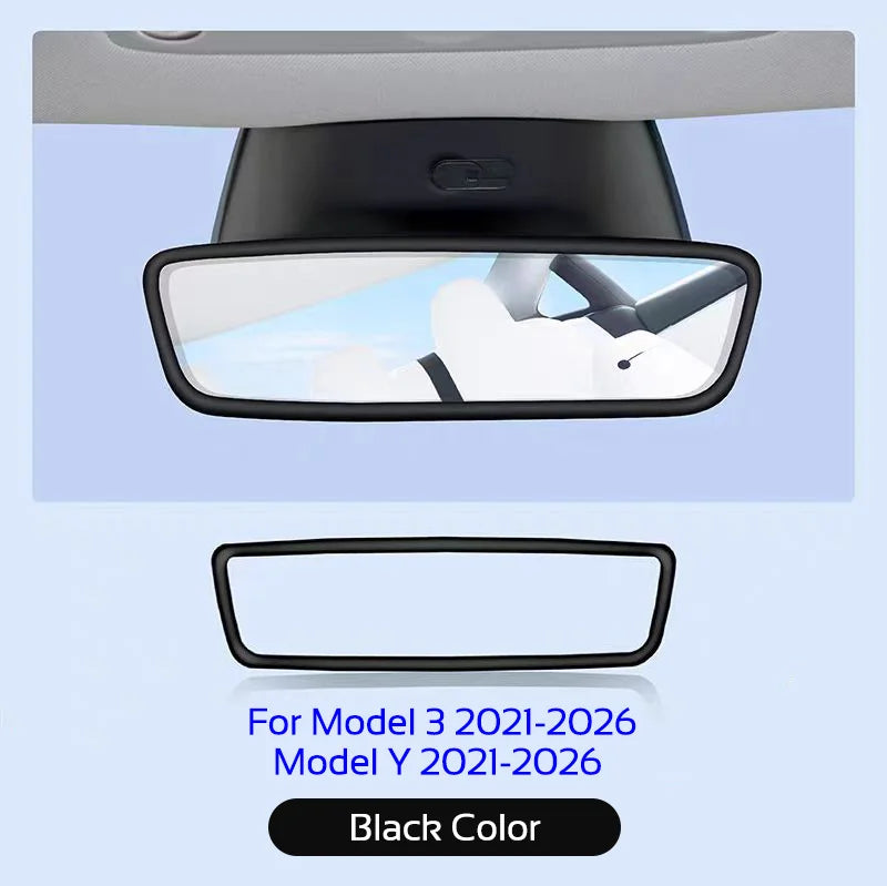 Silicone Rearview Mirror Frame Protector for Tesla Model 3 Y YL Highland Juniper