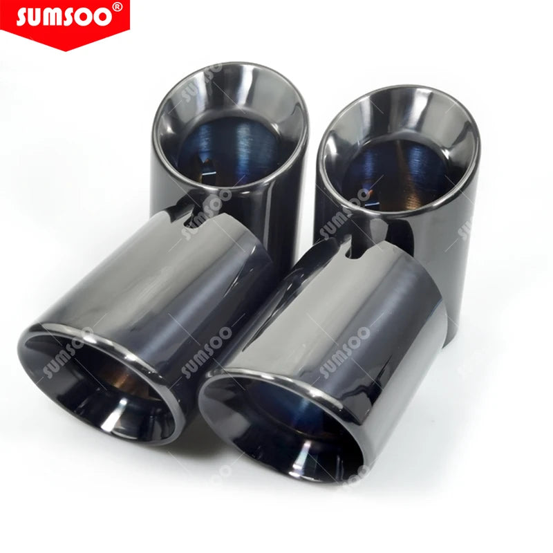 1Pcs 304 Stainless Steel Exhaust Tip for BMW M2 M3 M4 M5 M6 F87 F80 F82