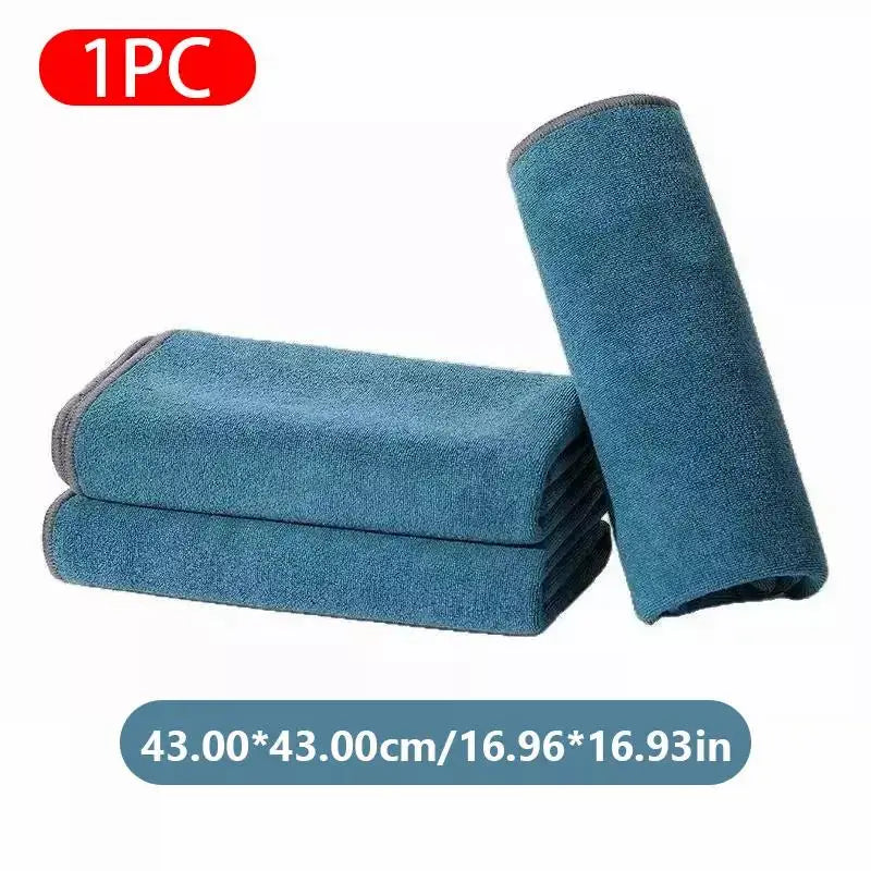 SEAMETAL Microfiber Car Wash Towel Lint Free Soft Absorbent Quick Dry Cloth