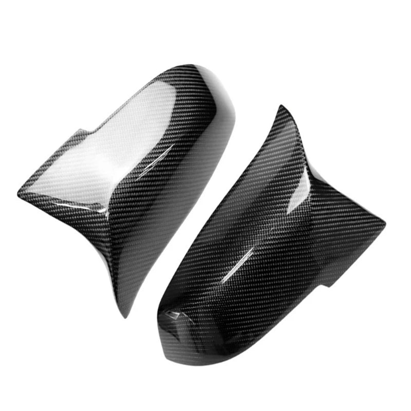 Carbon Fiber Look Side Mirror Cover Caps for BMW 5, 6 & 7 Series F10 F11 F18 F07