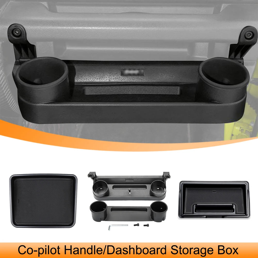 Co-Pilot Handle Storage Box Organizer Tray Suzuki Jimny JB64 JB74 2019+