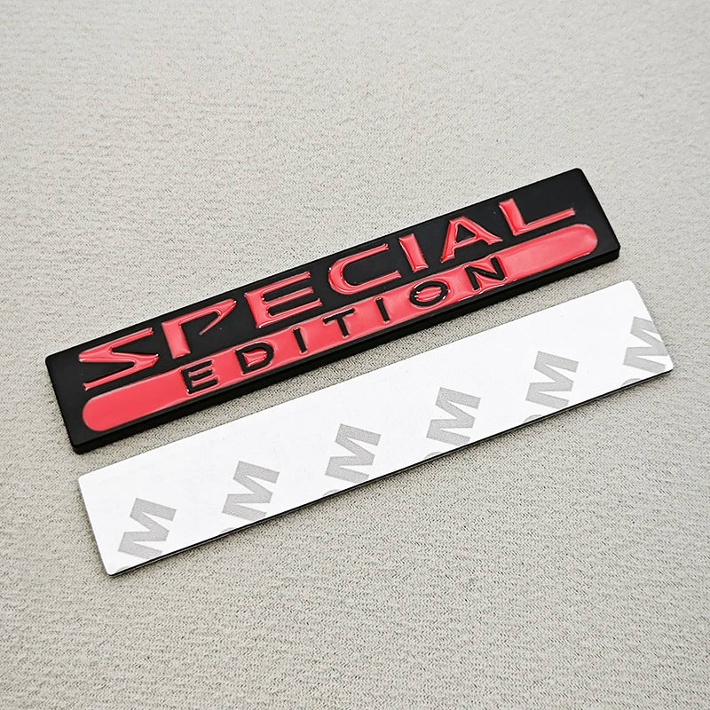 3D Metal Special Edition Car Emblem Badge Sticker Universal Rear Trunk Decal