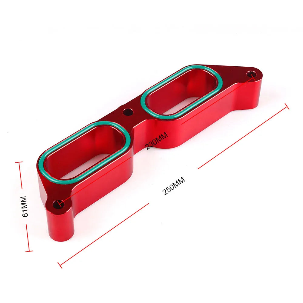 Red Aluminum Intake Manifold Power Block Spacers for 2013-2017 Subaru BRZ FR-S