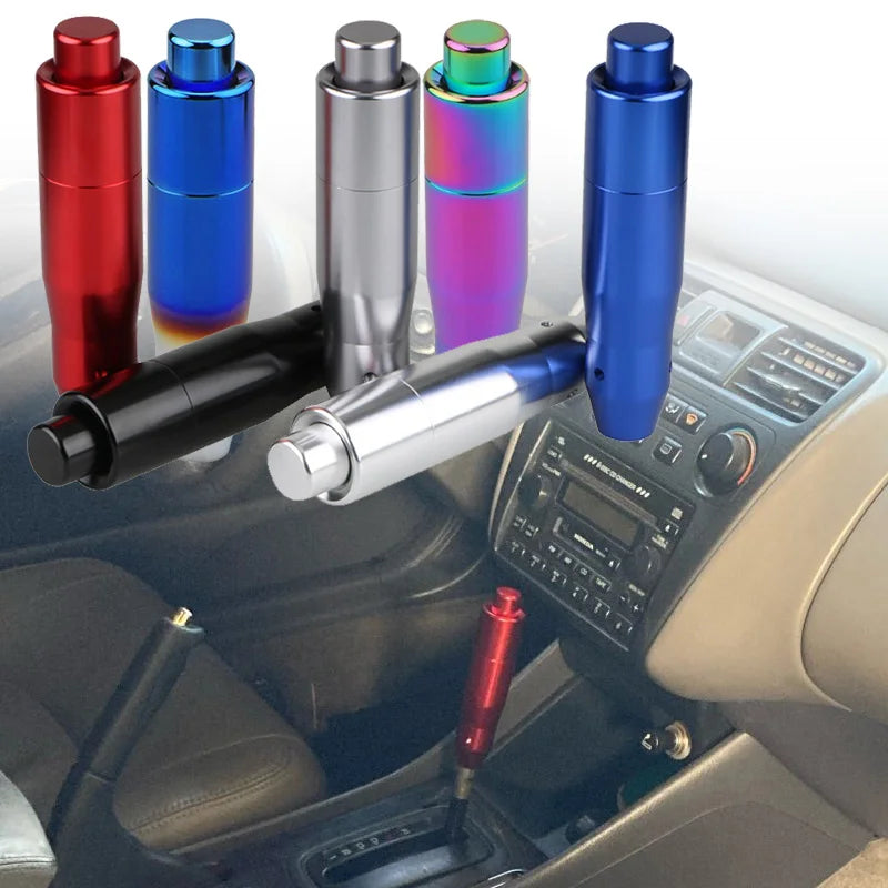 Universal Metal Automatic Gear Shift Knob with Push Button Shifter