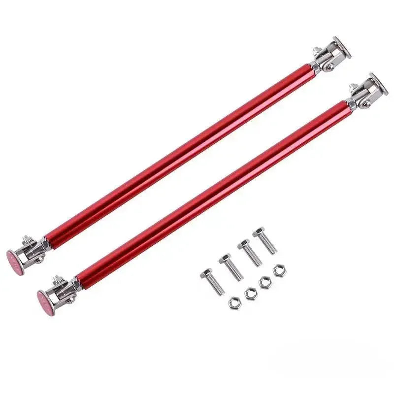 Universal Adjustable Bumper Lip Splitter Support Rods 100 150 200mm Car Kit