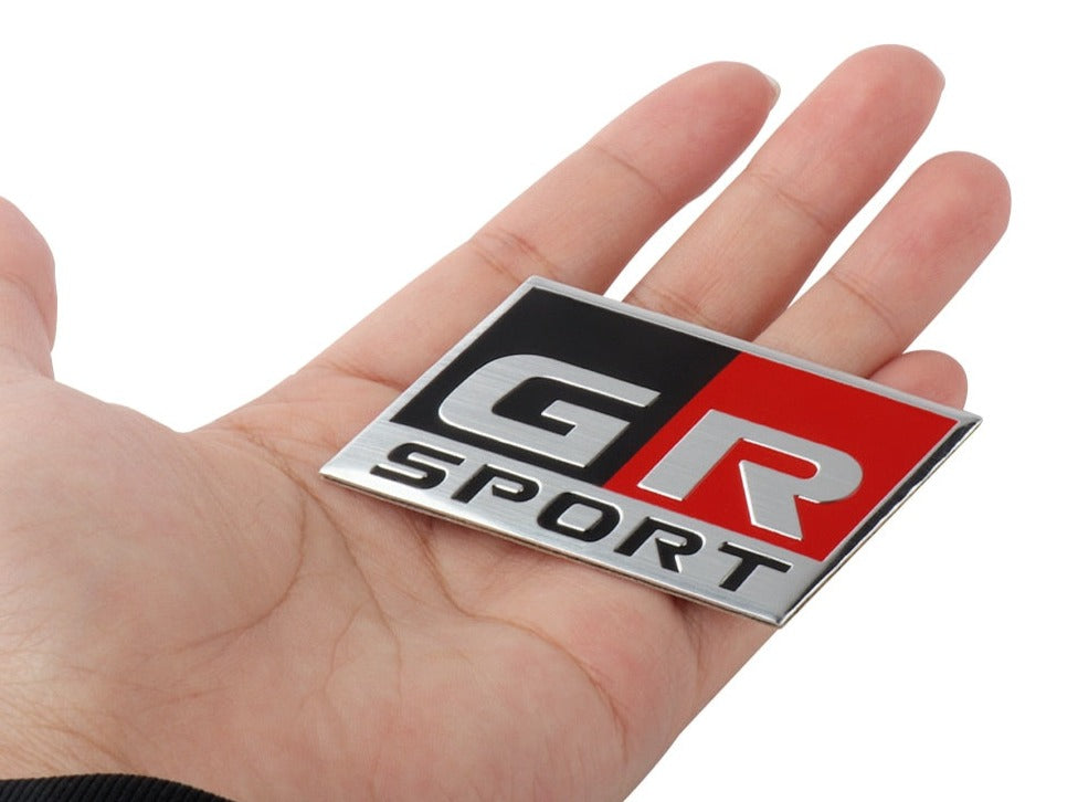 GR Gazoo Racing Badge 3D Alloy Emblem (Toyota)